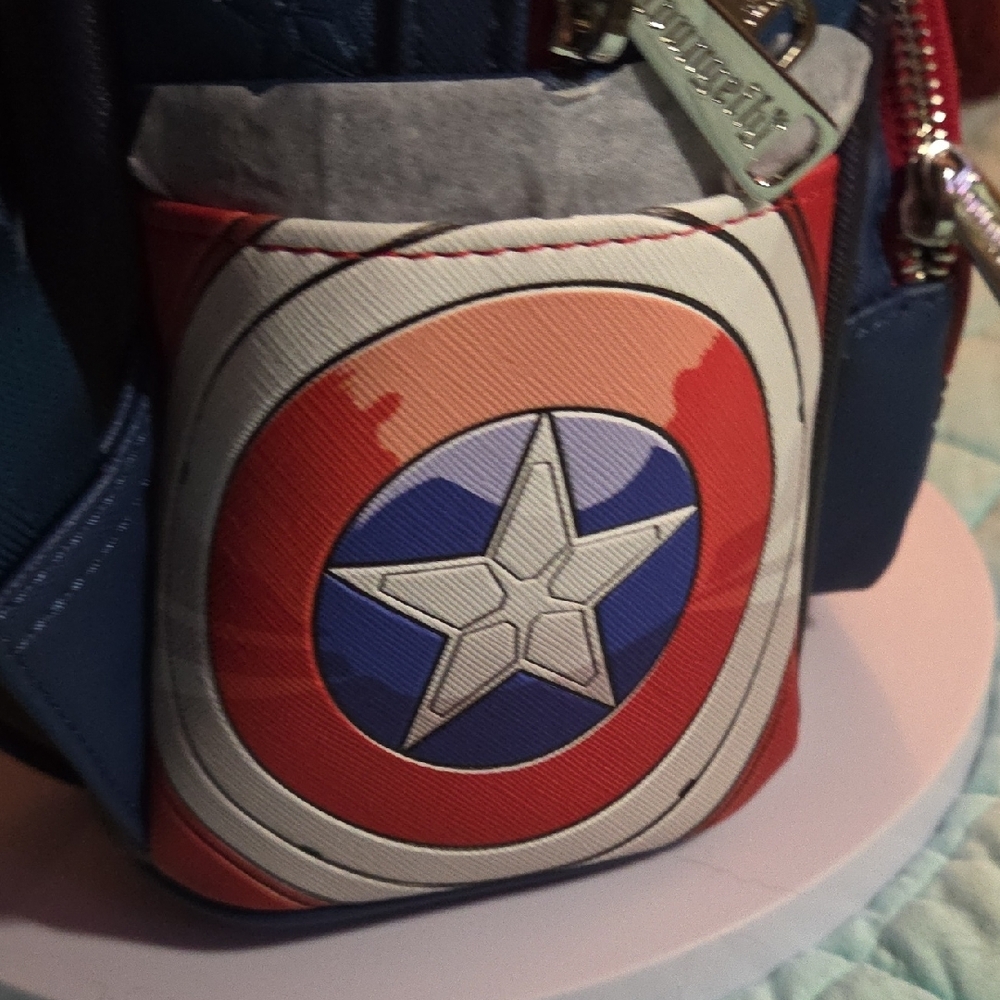 Captain America Brave New World  Backpack - Picture 3 of 6